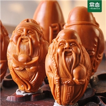 常态五福临门仿南工名家橄榄核雕刻橄榄胡老油核手串手链大核