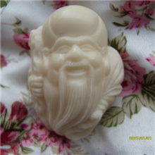 厂家直销生产批发象牙果核雕，木雕，把件木质工艺品拐杖寿星