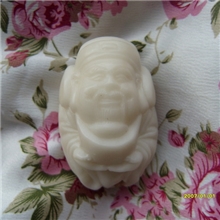 象牙果核雕，木雕，把件生产批发正体财神之财运亨通