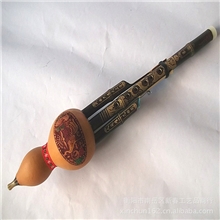 葫芦丝乐器批发双音紫竹葫芦丝龙图腾图案紫竹入门初学葫芦丝