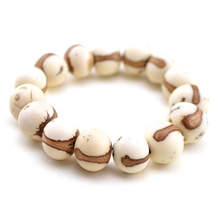 厂家供应稀有麒麟眼菩提手串麒麟菩提佛珠手链白麒麟眼男款