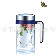 陶瓷功能养生杯骨质瓷茶杯水杯杯子办公杯陶瓷杯子