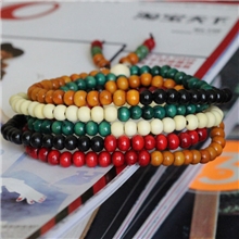 时尚饰品佛珠手链饰品批发216佛珠批发檀木佛珠彩珠手链