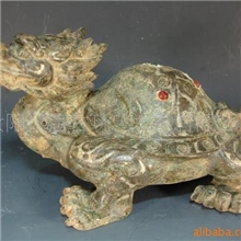 供应青铜器搓金银龟-3652