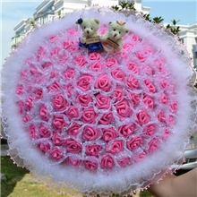 99只圣诞礼品婚庆礼品用品卡通花束情侣生日礼品加盟D46