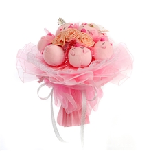 华华卡通花束圆鼻子猪花束情人节礼物新颖生日礼物638