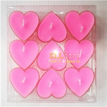 批发香味蜡烛心形蜡烛爱心蜡烛心型蜡烛粉色摆图营造浪漫氛围