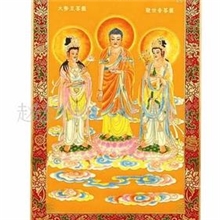 供应金绒布夜光佛像画(图)