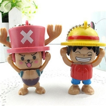 乔巴变脸公仔变脸娃娃变脸钥匙扣批发地摊热销产品