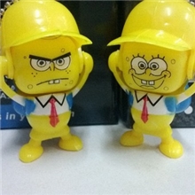 海绵宝宝变脸公仔变脸娃娃变脸钥匙扣批发地摊热销产品