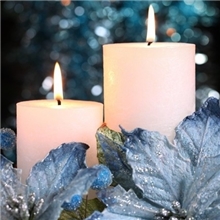 情人节蜡烛，圆柱套装，工艺蜡烛，圣诞蜡烛