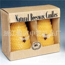 供应手卷工艺品蜂巢状蜡烛