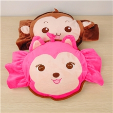 韩国文具贝喜头型圆糖果双插手电暖袋电热水袋T2013-05