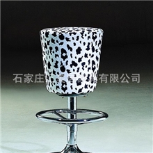 供应新款时尚吧台凳波点可旋转吧台椅心形PU酒吧椅