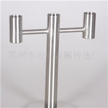 供应高品质不锈钢三头烛台婚礼烛台简约烛台