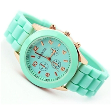 2013新款热卖外贸手表批发时尚日内瓦geneva三眼手表厂家直销