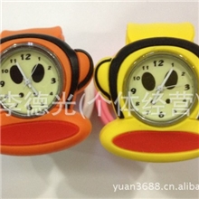 厂家现货批发儿童创意拍拍表大嘴猴图案拍拍手表