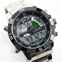 威得特种夜光男表多功能军表潜水游泳运动防水不锈钢男士手表批发