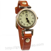 格仁品牌现货混批饰品75Z小清新时尚复古真皮女士手表石英表