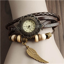一件起批67Z民族风石英复古手表女款时尚真皮手链表创意装饰品