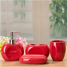 优美家欧洲原单凹形镂空陶瓷组合卫浴四件套