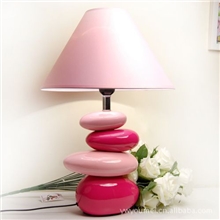现代时尚简约床头灯/台灯/装饰灯陶瓷鹅卵石台灯