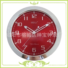 【MEILI美立牌】12寸高档金属铝面时钟客厅时钟办公室时钟