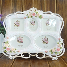 厦门工艺品5孔像框欧韩式田园树脂相框手工雕花婚纱相架创意礼品