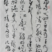 【张氏装裱】书法/字画书法*书法水写布书法字帖*沈鹏书法作品