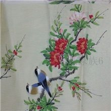 纯手绘收藏装饰国画字画山水花鸟画电视背景装饰画室内装饰画