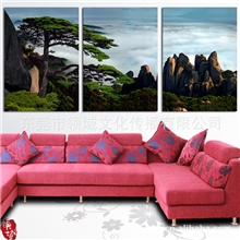 厂家直批松树无框画风景画装饰画壁画大幅装饰墙画大厅中堂画