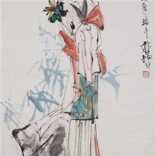 供应名家字画/国画/当代著名画家林墉作品