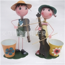 铁皮娃娃节日商务礼品铁娃娃婚庆乔迁礼品铁娃娃厂家批发