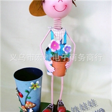 铁皮娃娃田园家居装饰摆件创意婚庆商务礼品