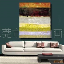 批发供应装饰油画办公窒装饰画抽象装饰油画