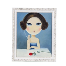 【Fenkler芬克诺尔】纯手绘卧室油画书房儿童房别墅酒店人物装饰