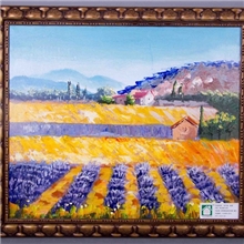 品牌直销纯手绘家居油画客厅卧室装饰画现代多彩风景