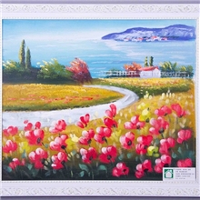 品牌直销纯手绘油画客厅卧室家居装饰画现代简约风景