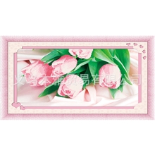 超低价爆款6D钻石绣diy钻石画5025情意浓浓厂家直销免烫钻石画