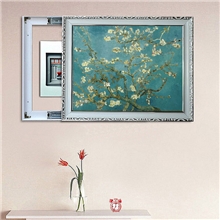 DL407梵高杏花厂家直销推拉式电表箱、配电箱装饰画