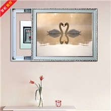 DL394天鹅湖厂家直销推拉式电表箱、配电箱装饰画