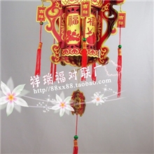 14号硬纸鎏金龙宫灯吊件挂件中国结批发厂价直销