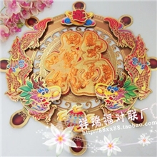 50#立体龙马精神2014年对联春联福字年画批发厂家直销