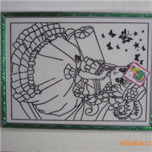 大号金粉画30*40