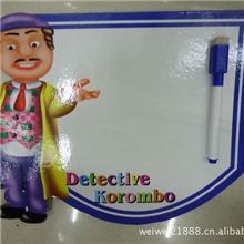 磁性带笔写字板，可擦性白板磁性冰箱贴，写字板冰箱贴