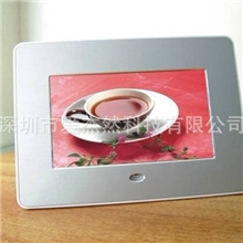 【厂家热销】7寸金属拉丝数码相框数码相册电子相框【超值】