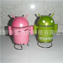 供应时尚精品安卓机器人插卡音箱安卓插卡电脑音响插卡小音箱