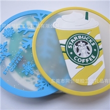【厂家生产】pvc软胶杯垫硅胶杯垫环保杯垫卡通杯垫