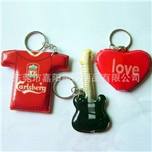 定做红色led钥匙扣pvc滴胶红色led钥匙扣太阳能红色led钥匙扣