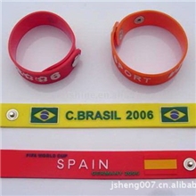 供应pvc软胶手腕带手表带塑料手腕带